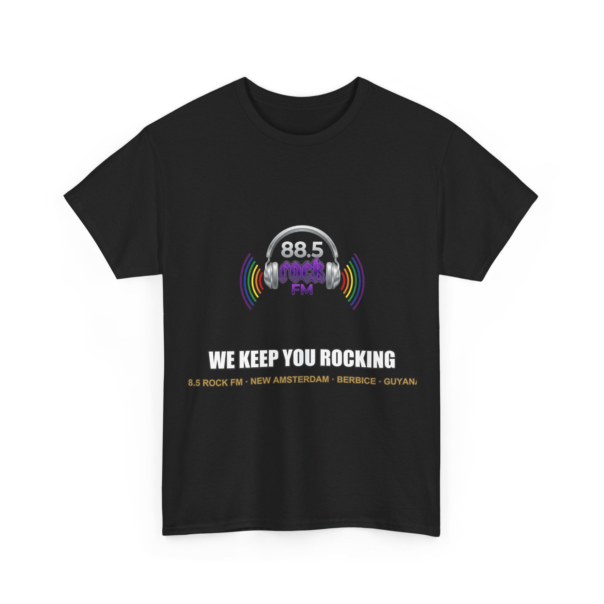 88.5 Rock FM — We Keep You Rocking Tee (Official)