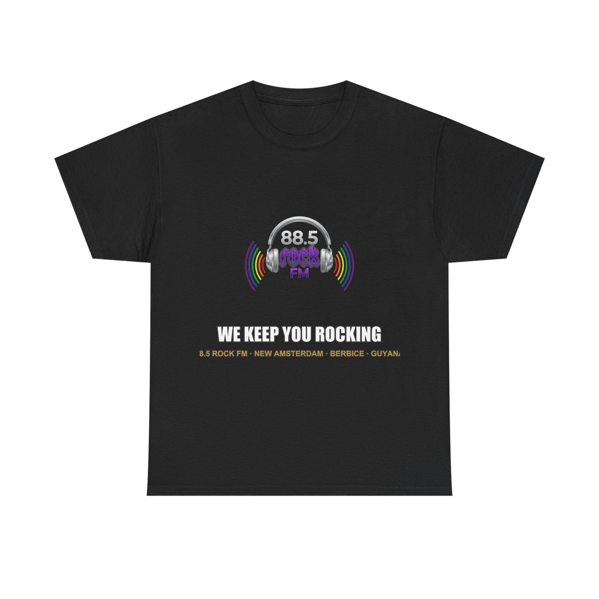88.5 Rock FM — We Keep You Rocking Tee (Official)