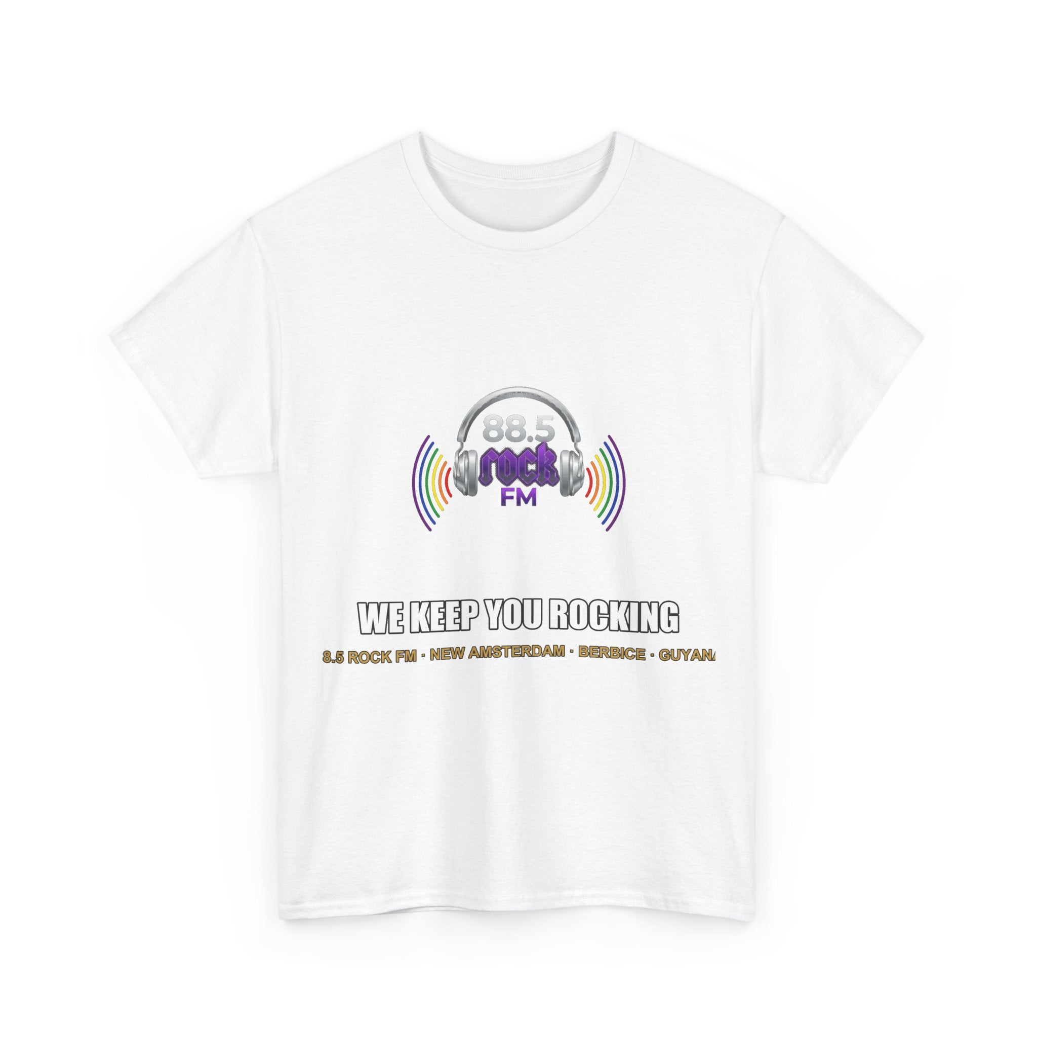 88.5 Rock FM — We Keep You Rocking Tee (Official)